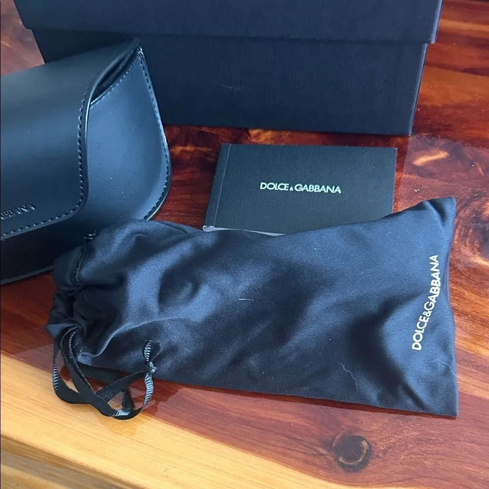 Dolce & Gabbana white sunglasses